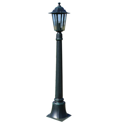 Fiskerton Dark Green Aluminium Pathway Light Pack