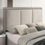 Ensemble de chambre à coucher 3 pièces Cavin (1 lit + 2 tables de chevet)-2132665416