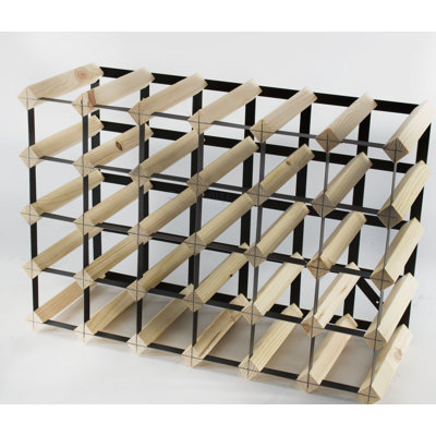 Felica 30 Bottle Floor Wine Bottle Rack