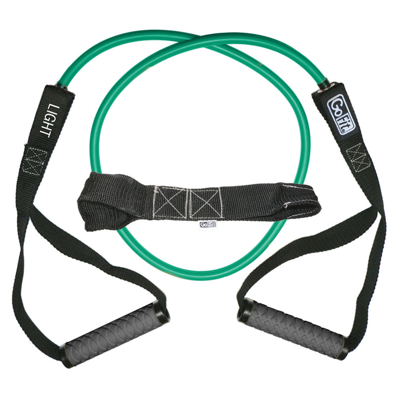 Puissance professionnelle 20 lb Gofit® Tube de résistance avec poignées (vert)