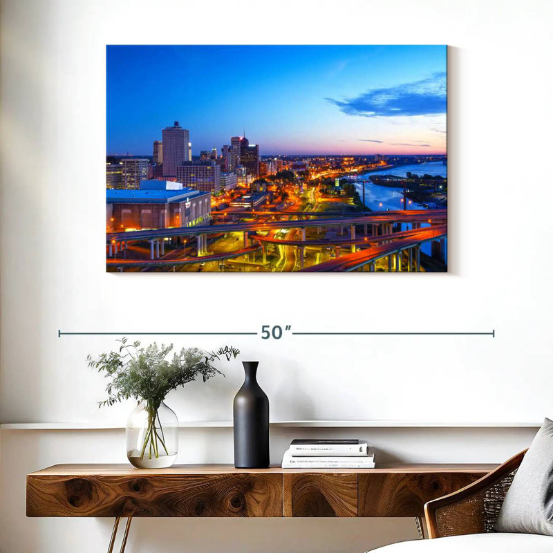 Senne Memphis Highways, 26" H x 39" W