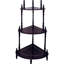 Étagère de coin sur pied en bois de cerisier de 99 cm de haut (39 po) - Idéale pour ranger des objets décoratifs, des livres, des jeux de société et d'autres objets précieux. Bois composite de qualité exceptionnelle.