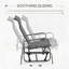 Chaise berçante coulissante simple à bascule