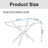 47.24" Modern Rectangular Glass Dining Table with Tempered Glass Top and Metal Legs - Contemporary Minimalist Design, Ideal for Dining Room, Kitchen, or Small Spaces -1557692083-1557692095
