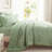 Queen Comforter Set, Tufted Bed In A Bag With Comforters And Sheets, All Season Bedding Sets With 1 Comforter, 2 Pillowshams, 2 Pillowcases, 1 Flat Sheet, 1 Fitted Sheet,(Sage Green/7 Pieces)