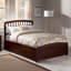 Lit plateforme Bharmal avec pied de lit et gigogne assortis-450180276-451542063