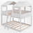 Full Over Full House Bunk Bed-1307237079