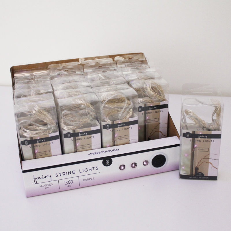 30 - Bulb 120'' Fairy String Light, Purple