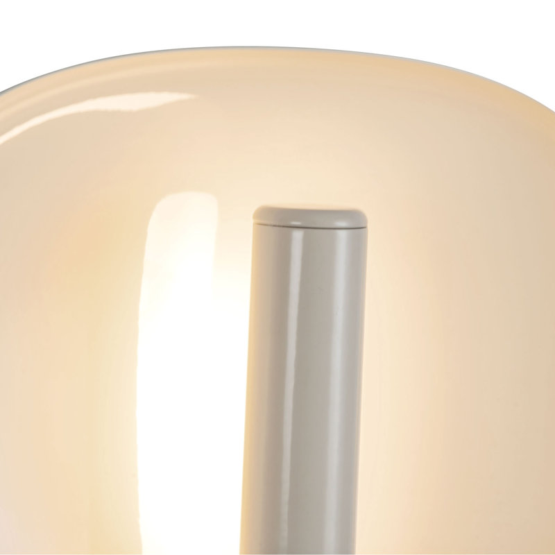 Lustre 9-in White dimmable LED Wall Sconce, White