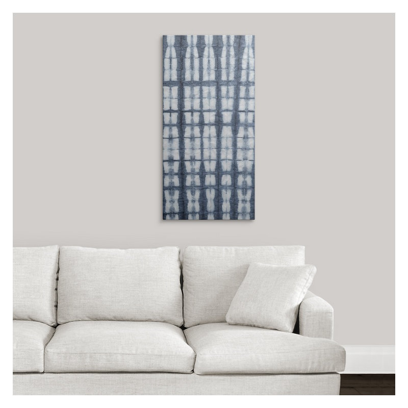 «Shibori III», impression, H 36 po x l 18 po x P 1,5 po, Toile