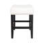 26-Inch Backless Ivory Leather Counter Stool (Set Of 2)