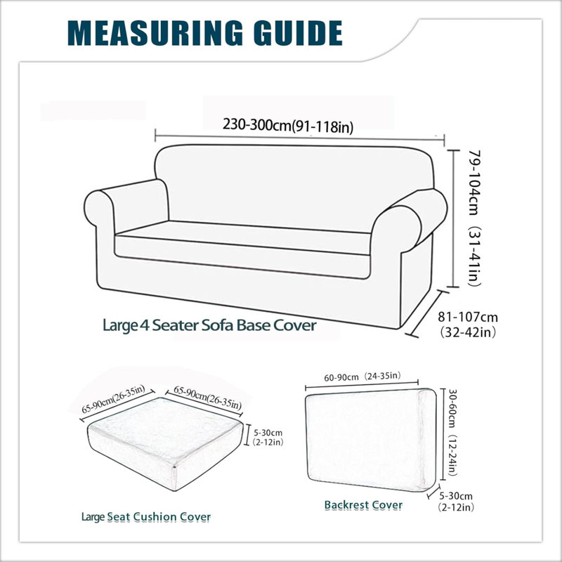 Outdoor Patio Sofa Cover, White
