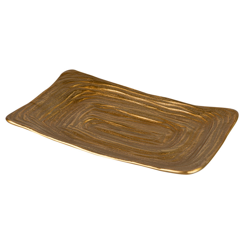 Aluminum Tray, Gold