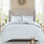 Housse de couette très grand / très grand - imprimé floral réversible, style, médaillon, motif inversé, comprend et 2 taies décoratives, look tendance (Information sur le produit-117329269