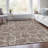 Premium Machine Washable Prisco Taupe Rug-1957768400