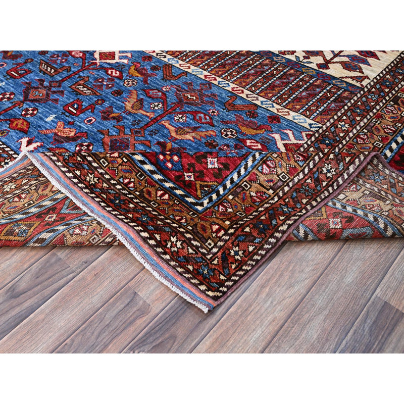 8'9"x10'5" Lichen Blue Turkish Knot Wool Hand Knotted Oriental Rug 601010E2F02F4C15B44AE2FE7F9A130D