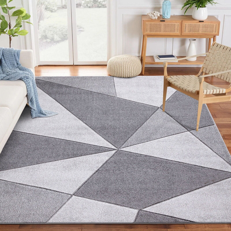 Jaymalin Geometric Indoor / Outdoor Area Rug, Rectangle 160cm x 230cm