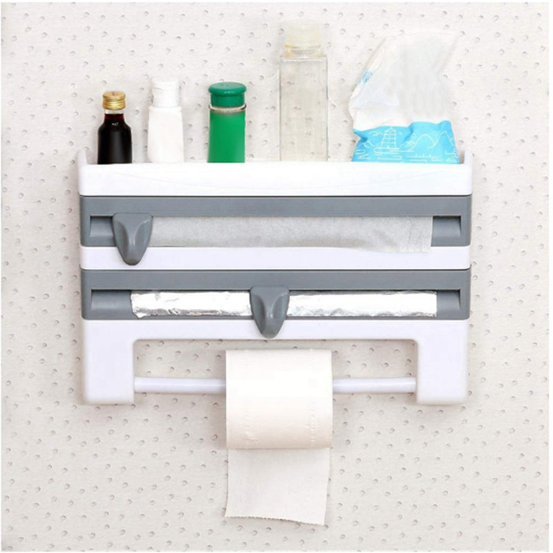 Plastic Wall / Under Cabinet Mounted Paper Towel Holder