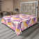 Drap plat à motif floral bohème Ambesonne