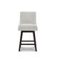 Neri Upholstered Swivel Counter Stool (Set of 3)