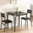 Dining Table for 2, Small Table and Chairs Set of 2, Square Dinette Set for 2, Dinner Table Set, 3 Piece Kitchen & Dining Room Sets for Small Space,(Dining Table with 2 Chairs)-310141905
