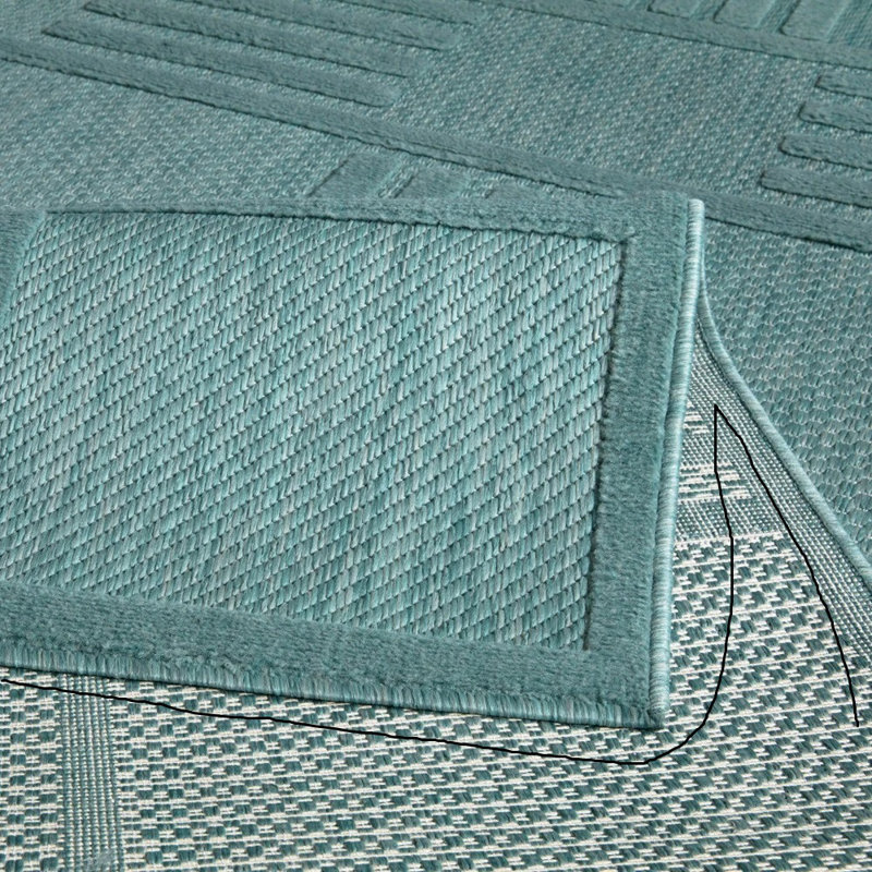 Geometric Area Rug, Rectangle 200 x 290 cm