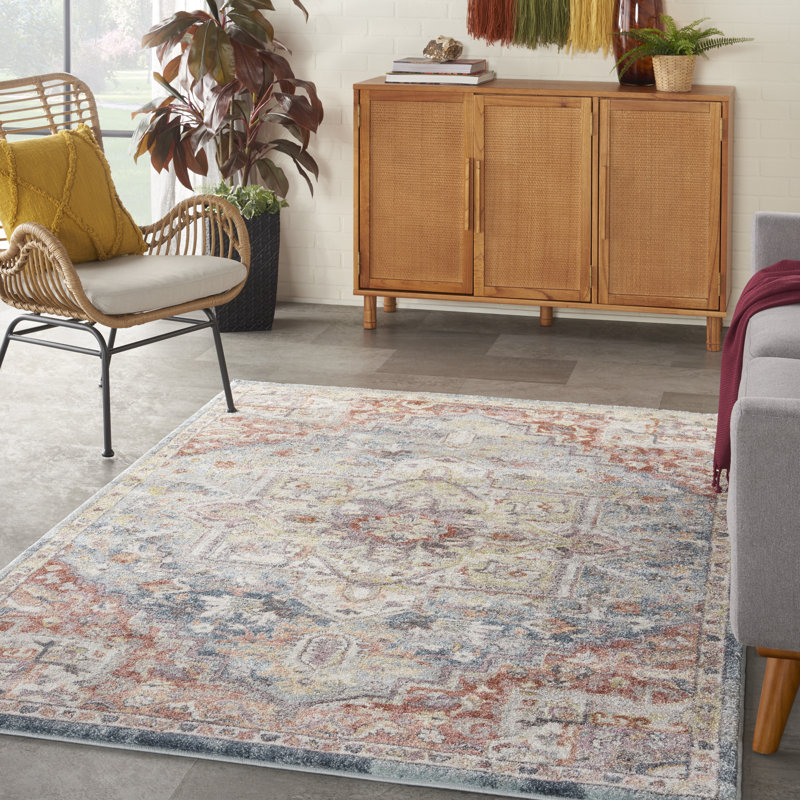Sharilynn Oriental Indoor Rug, Rectangle 3'11" x 5'11"