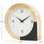 Cole And Grey Wood Round Abstract Clock