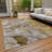 Alfonzo Washable Abstract Indoor / Outdoor Rug-1745934023