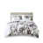 Motif floral taupe sélectionné