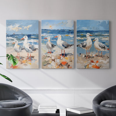 Série Sea and Shore CX III - Ensemble de toiles tendues avec châssis Premium - Prêt à être accroché