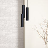 Luminaire suspendu cylindrique à 3 lumières Nevcivan