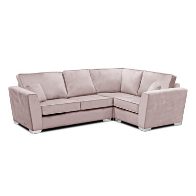Quade 4 Seater Velvet Corner Sofa 