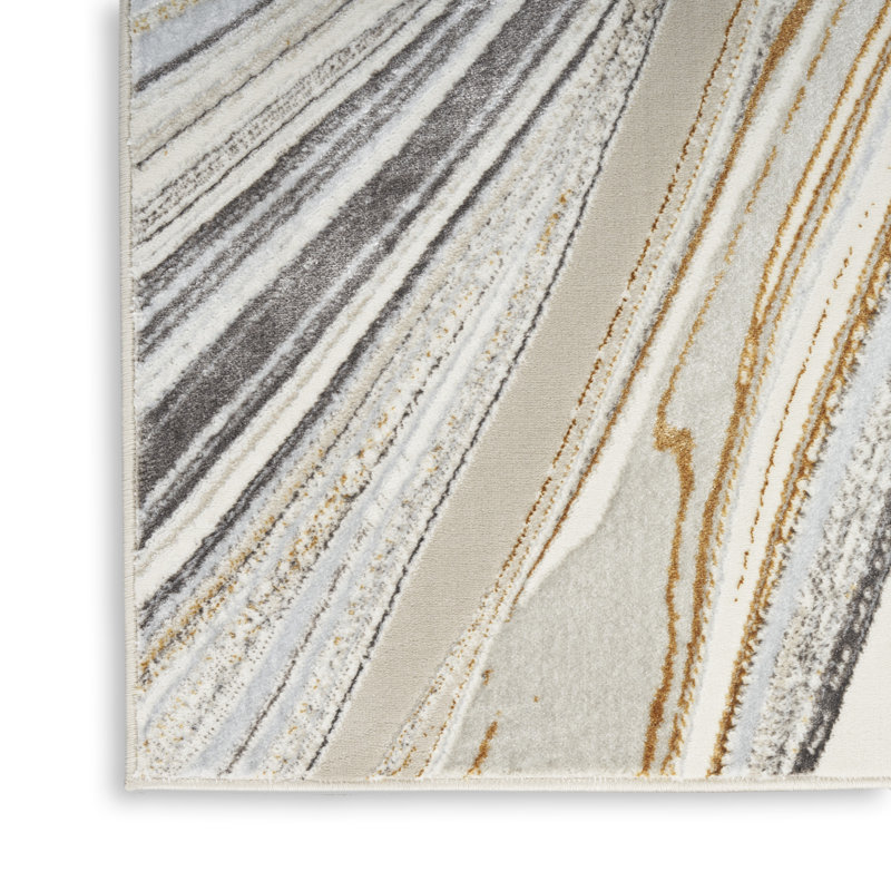 Blerona Abstract Indoor Rug, Rectangle 7'10" x 9'10"