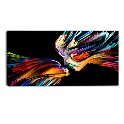 Minds Abstract - Impression sur toile tendue