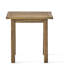 Table de bout en bois naturel teinté, surface de 19 po x 15 po, capacité de poids de 200 lb, table d'appoint décorative pour le salon avec tasses à café et décor, surface polyvalente-132934608
