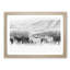 Herd of Horses in Abstract - Picture Frame Graphic Art Print-55763173-55763176