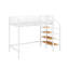 Lit mezzanine simple en métal avec tablette-99016601