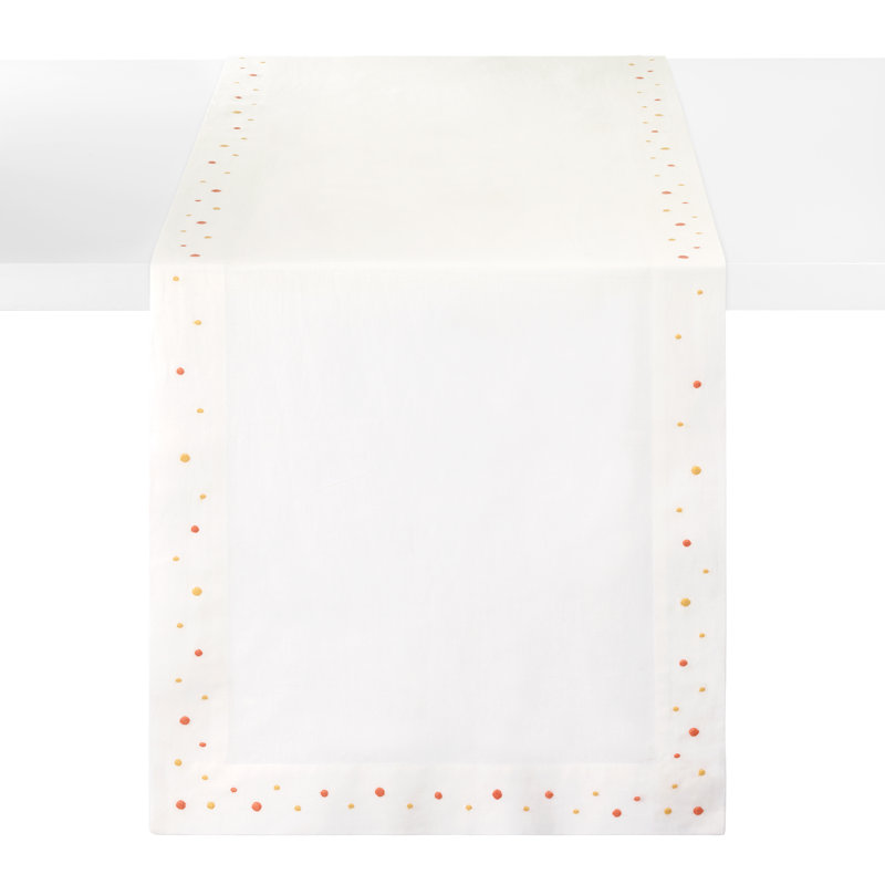 Dots 90" Runner, Marigold