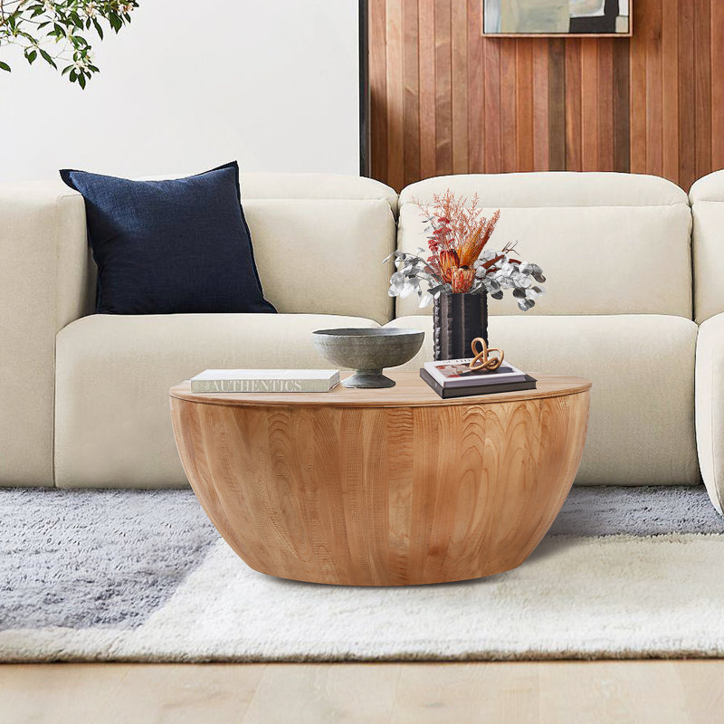 Table basse 35,43 "style rétro en forme de seau pour bureau
