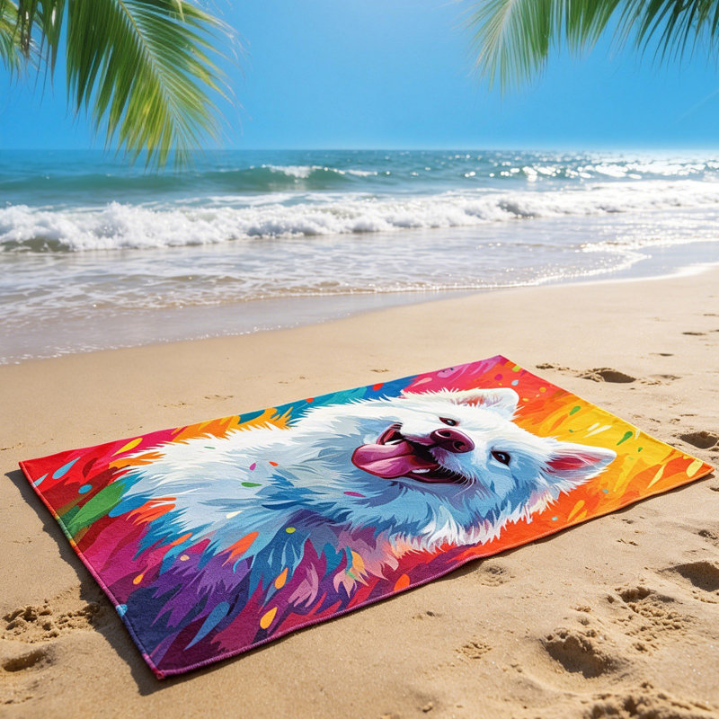 Sac à serviettes de plage 2 en 1 sable - microfibre - sac à dos pour couverture, C