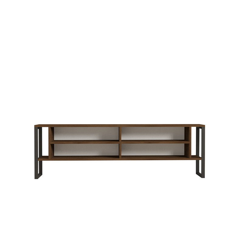 Puqa Design TV Stand for TVs up to 70", Brown