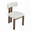 Ensemble de 2 chaises de salle à manger rembourrées blanches avec pieds en métal-1610458551-1610458537