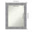 Bark Rustic Grey Bathroom Vanity Non-Beveled Wall Mirror-1987662486