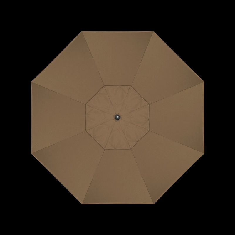 Mira 9' Market Sunbrella® Umbrella, Cocoa Performance