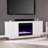 Nilde Delgrave Color Changing Fireplace with Media Storage