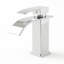 Robinet de lavabo monocommande pour salle de bain, design à trous, construction en acier inoxydable, cartouche en céramique de haute qualité, finition nickel brossé anticorrosion, tous les tuyaux d'alimentation inclus, profondeur 13,48, largeur 7,93.-136401442