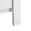 Table de chevet transitionnelle blanche élégante