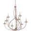 Lustre classique / traditionnel à 9 lumières de style bougie
