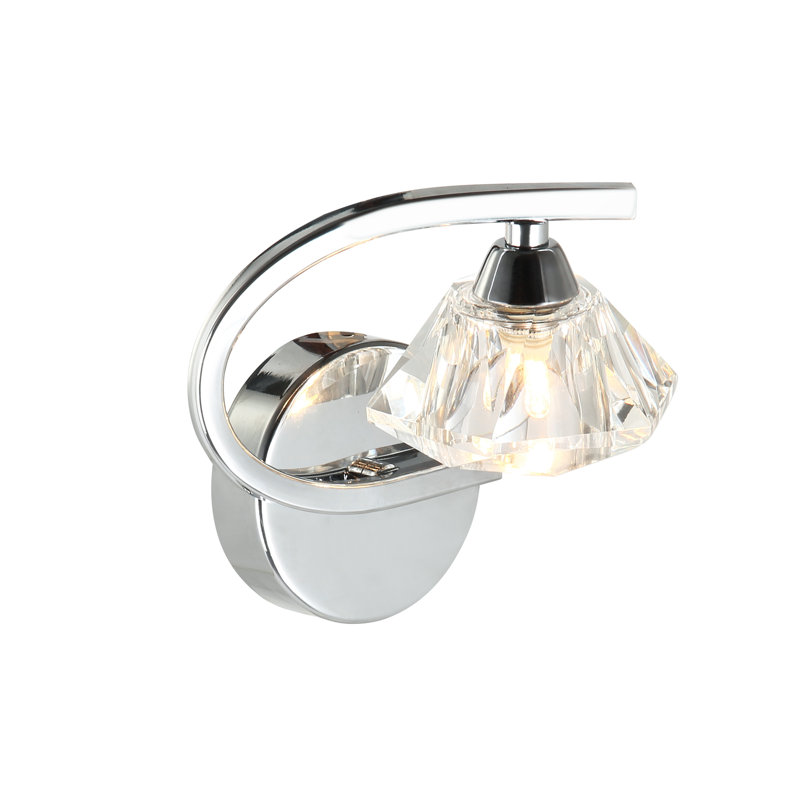 Johana Chrome Armed Sconce
